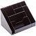 превью Подставка-органайзер СТАММ «Каскад», 115×160×105 мм, 9 отделений, черная