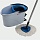 Комплект для уборки Vileda УльтраСпин Мини голубой (ведро с отжимом, швабра с телескопической ручкой)
