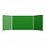 превью Доска магнитно-меловая/маркерная 100×300 см трехсекционная зеленая лаковое покрытие Attache