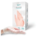 Перчатки виниловые смотровые 50 пар (100 шт. )размер XL (очень большой)прозрачные SAF&TYЧЗ