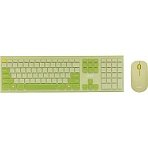 Набор клавиатура+мышь Acer OCC205 (ZL. ACCEE.00E)/зеленый/желтый/USB/slim