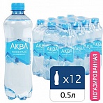 Вода негазированная питьевая AQUA MINERALE (Аква Минерале), 0.5 л, пластиковая бутылка