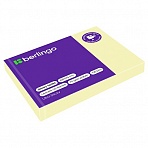 Самоклеящийся блок Berlingo «Ultra Sticky», 100×75мм, 100л, пастель, желтый