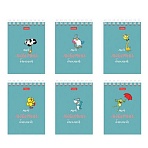 Блокнот МАЛЫЙ ФОРМАТ А7, 40 л., гребень, картон, клетка, HATBER, «Мой любимый блокнот», 081193