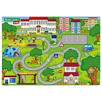Настольное покрытие BRAUBERG KIDS, А3+, пластик, 46×33 см, «Лабиринт»