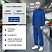 превью Брюки-джоггеры для пищевого производства у17-БР САТ ХАССП на резинке васильковые сатори (размер 96-100 (48-50), рост 158-164)
