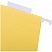 превью Подвесная папка OfficeSpace Foolscap (365×240мм), желтая