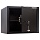 Сейф мебельный BRABIX «SF-230KL», 230×310×250 мм, ключевой замок, черный, 291146