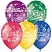 превью Воздушные шары, 25шт., M12/30см, Поиск «С Днем Рождения», пастель+декор, растровый рисунок