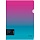 Папка-уголок Berlingo «Radiance», А4, 200мкм, розовый/голубой градиент