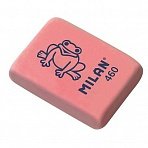 Ластик Milan CNM460 каучуковый зелный/розовый/белый 31×23×7 мм