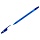 Ручка шариковая СТАММ «555» синяя, 0.7мм, тонированный корпус