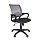 Кресло оператора EChair-304 (ткань черная, сетка черная, пластик)