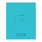 Тетрадь 18л., клетка BG «Отличная», бирюзовая, 70г/м2