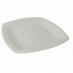 Тарелка одноразовая плоская АВМ-Пластик пластиковая белая 18×18 см 12 штук в упаковке