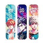 Закладка для книг, 47×176мм, MESHU «Anime boy», ассорти