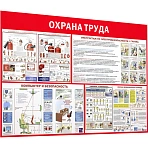 Информационный стенд-плакат Пожарная безопасность и охрана труда 1000×1500