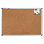Доска пробковая для объявлений 60×90 см, алюминиевая рамка, BRAUBERG Extra