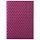 Обложка для паспорта натуральная кожа плетенка, «PASSPORT», розовая, STAFF, 237203
