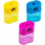 Точилка ArtSpace, 1 отверстие, контейнер, ассорти