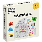 Аквамозаика ТРИ СОВЫ «Волшебная страна», набор инструментов, трафареты, картонная коробка 12×12 см