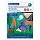Цветная бумага А4 ТОНИРОВАННАЯ В МАССЕ, 48 листов 16 цветов, склейка, 80г/м2, BRAUBER