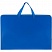 превью Папка-портфель пластиковая Attache А3 синяя (340×260 мм, 1 отделение)