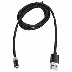 Кабель магнитный для зарядки 3 в 1 USB 2.0-Micro USB/Type-C/Ligtning, 1 м, SONNEN, черный