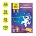 превью Картон цветной A4, Мульти-Пульти, 12л., 12цв., мелованный, «Волшебный» (золото, серебро), в папке, «Енот в космосе»