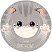 превью Тарелки бумажные MESHU «Kitten», 18см, 6шт. 