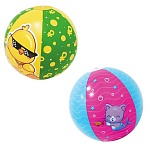 Мяч пляжныйдиаметр 30 смот 3 летАССОРТИ2 видаPLAYMARKET