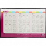 Коврик на стол Attache 59×38см с прозрачным листом календарь на текущий год