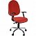 превью Кресло офисное Easy Chair 223 PC красное (ткань/хром)