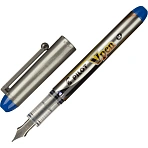 Ручка перьевая Pilot SVP-4M V-Pen серый корпус синяя