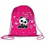 Мешок для обуви ПИФАГОР, 1 отделение, 42×34 см, «Panda time»