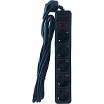 Сетевой фильтр СТАРТ С/УД-Ф SP 5×3 ZVT 5р/3м 10А/2200Вт черный