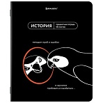 Тетрадь предметная МЕМЫ 48 л., TWIN-лак, ИСТОРИЯ, клетка, подсказ, BRAUBERG