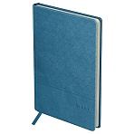 Ежедневник недатированный, А5, 136л., твердый переплет, кожзам, BG «Pattern. Light blue», синий