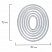превью Ножи «Овалы» для Машинки для вырубки и тиснения ОС-5, 73×62 мм, 6 штук, ОСТРОВ СОКРОВИЩ, 663824