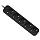 Удлинитель Defender M530, 5 розеток, с заземлением, 3м, черный