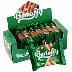 Вафли BANOFFY хрустящие глазированные с кремовой начинкой, 20гx10шт/уп