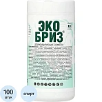 Салфетки дезинфицирующие Экобриз, туба, 100 шт/уп