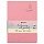 Тетрадь 48 л. в клетку обложка кожзам под рогожку, сшивка, A5 (147×210мм), РОЗОВЫЙ, BRAUBERG HARMONY