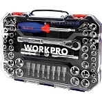 Набор инструментов 63пред. (метр. и дюймовый инструмент 3/8+1/4), WP202566