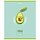 Тетрадь предметная «AVOCADO» 48 л., глянцевый лак, ОБЩЕСТВОЗНАНИЕ, клетка, BRAUBERG