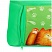 превью Мешок для обуви 1 отделение Мульти-Пульти «Lazy Cat», 340×420мм, карман на молнии, зеленый