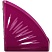 превью Лоток для бумаг вертикальный СТАММ «Тропик», тонированный розовый, ширина 110мм