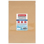 Пакеты дой-пак с замком ZIP LOCK, крафт с окном 60 мм, 200×300 + 50 мм, КОМПЛЕКТ 100 штук, 150 мкм, BRAUBERG