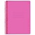 превью Тетрадь 96л., А5, клетка на пластиковом гребне, BG «Neon. Pink», пластиковая обложка