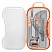 превью Готовальня BRAUBERG SCHOOL KIT, 11 предметов, циркуль 115 мм, циркуль 125 мм, чертежные принадлежности, персиковый цвет